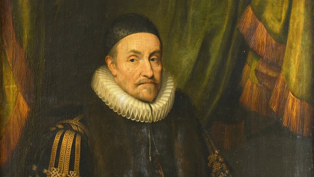 Afbeelding van een geschilderd portret Willem van Oranje